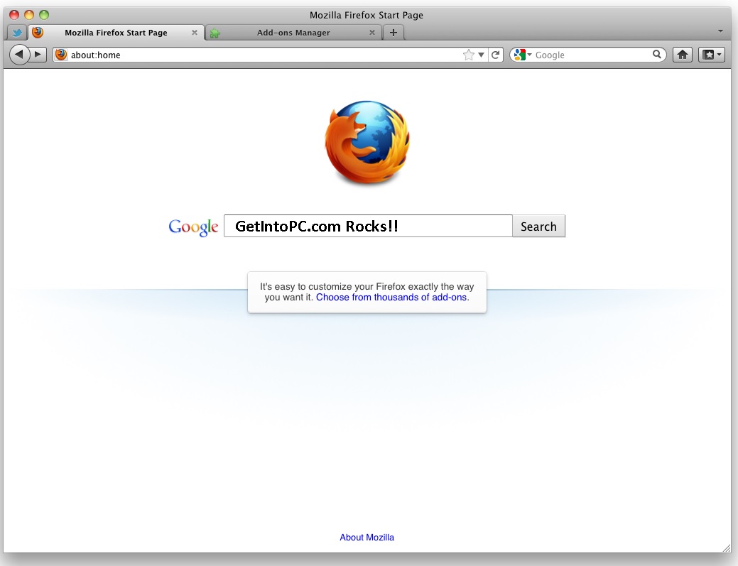 Firefox browser for mac os x snow leopard